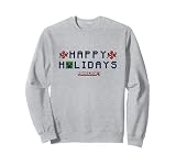 Minecraft Christmas Happy Holidays Creeper And Berries トレーナー