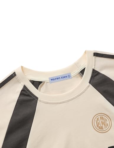 Aelfric Eden Oversized T-Shirt Streetwear Contrast Color Tee Unisex Vintage Racing Tshirts Summer Baggy Tops3