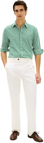 Tommy Hilfiger Herren Hemd Flex Poplin Gingham Shirt mit Karos, Grün (Nouveau Green/Check), L – Ansicht 5