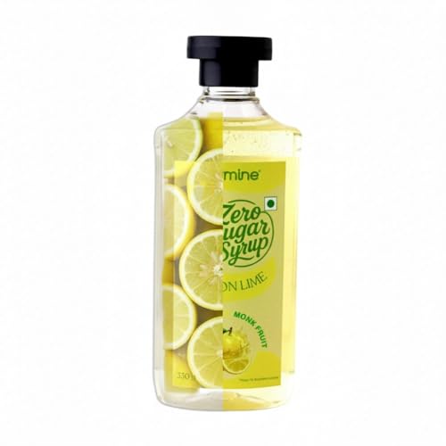 Image of Carmine Zero Sugar Lemon Syrup - 330g | New & Improved Recipe | Sweetened with Pure Monk Fruit | Natural, Plant-Based Sweetener | No Added Sugar or Artificial Ingredients