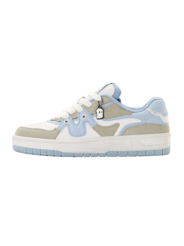 Image of The Souled Store Urban Blaze: Women and Girls Colorblocked Lace Up Low Top Stylish Sneakers with Flexibility & Comfort