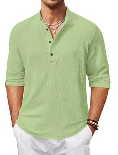 Image of Men's Cotton Blend Straight Kurta Shirt Combo with Mandarin Collar - Slim Fit Casual Short Kurti Set Featuring Textured Slub Fabric and Roll-Up Full Sleeves