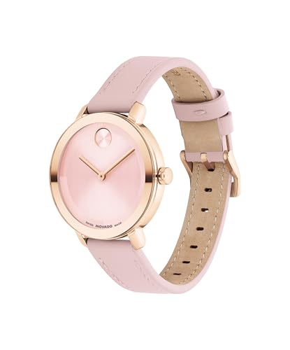 Movado Bold Evolution 2.0 Women's Watch - Swiss Quartz Movement, Leather Strap - 3 ATM Water Resistance - Luxury Fashion Timepiece - Gift for Her - 34mm2