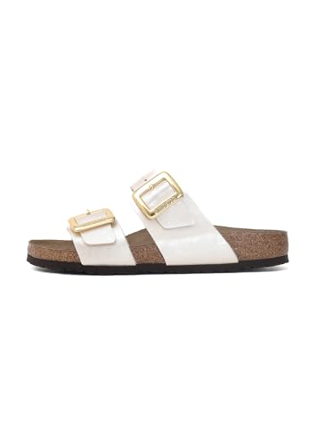 Birkenstock Female Sydney Luxe Buckle - Graceful Pearl White Women 10-10.5
