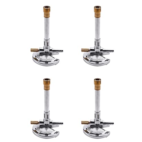 4 mini becs Bunsen de laboratoire pour chauffage au propane liquide