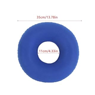 ArrErr Inflatable Seat Cushions Inflatable Hemorrhoid Pillows Breathable Donut Pillow for Tailbone Pain Bed Sores Office Chair Computer Desk Chair Wheelchair Postpartum Car Seat Travel Airplane