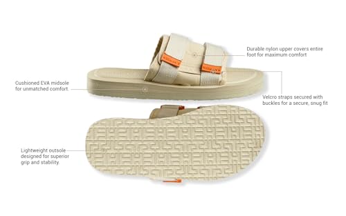 Image of Neeman's Breezy Fluff Sandals for Men | Durable nylon upper with Cushioned EVA upper | Comfortable, Flexible & Lightweight