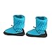 RNXRZANK Warm up Booties Dance Boot Shoes Ballet Slippers Warm for Women Men Road Cheerleaders, Blue M
