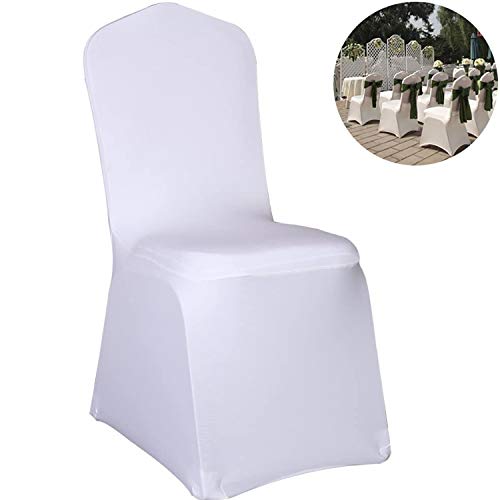 BEAUTYTREES Stretch Chair Covers for Weeding Party Banquet Hotel Decoration Dining Room Chair
