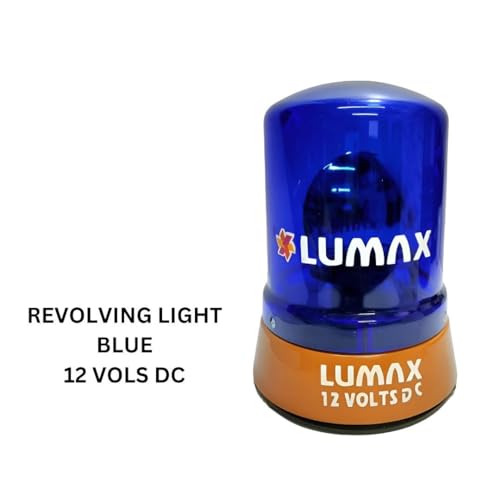 Modified Autos Ambulance Light VIP Universal Blue 12volts Lumax Revolving Light for All Vehicles Car, SUV, Muv (8 Inches Height), Xenon