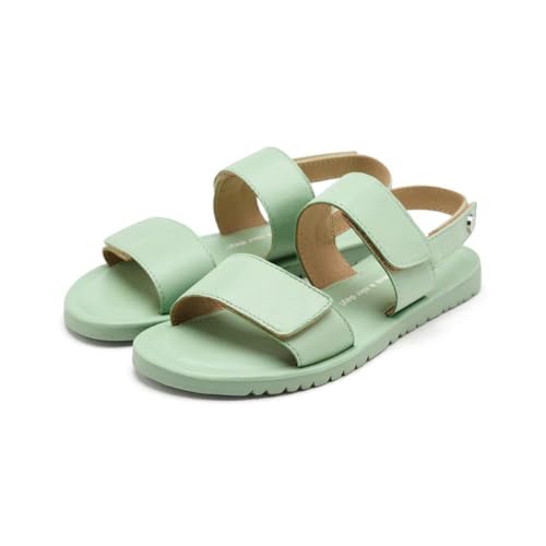 Gioseppo| Sandalias planas REHOBOTH| Zapato piel| Cierre ajustable niña|Menta|Talla 30