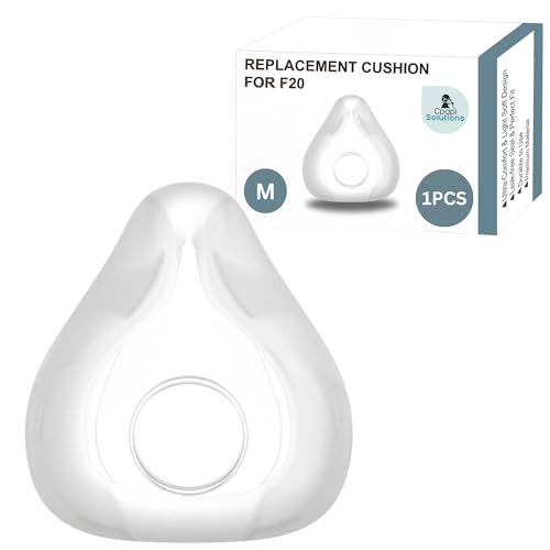 CPAPi Solutions Replacement Cushion Compatible with F20 (Medium) AirFit AirTouch CPAP Mask, Premium and Snug Fit, Soft and Durable Material, Covers Nose and Mouth, Medium
