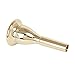 GAOSHA Tuba Mouthpiece Professional Rustproof Mouthpiece Size 7 Mouth Piece Designed for Enthusiasts and Beginners