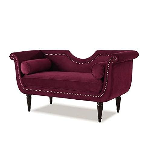 Image of Rosewood 2-Seater Settee Sofa Diwan Couch for Home and Living Room
