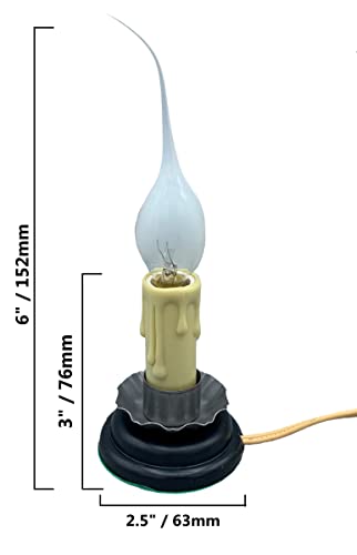 Creative-Hobbies-Rustic-Country-Candle-Lamp-OnOff-Switch-Metal-Trim-Plug-in-5-inch-Tall-Overall-6-Pack Creative Hobbies Rustic Country Candle Lamp OnOff Switch Metal Trim Plug in 5 inch Tall Overall 6 Pack