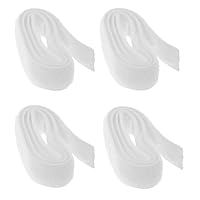 4 Stück Beinhalter Klettbinder - Urinbeutel Fixierungsgurt, Elastische Kathetergurt Für Zuhause, 60Cm Weiß