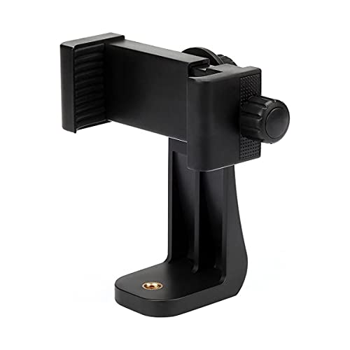 Koolehaoda Support universel pour smartphone avec pince rotative à 360 degrés pour trépied, perche à selfie, iPhone, Samsung Galaxy ou autre téléphone portable Cover