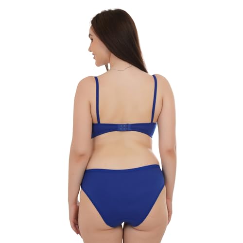 Image of Unitrust Premium Lingerie Set with Full Coverage Non-Padded Bra and Hipster Panty Set