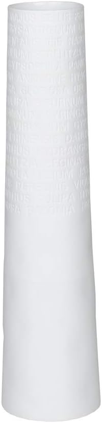 Räder A Poetic Space Porcelain Vase - 11.8" - Flower Names Embossed