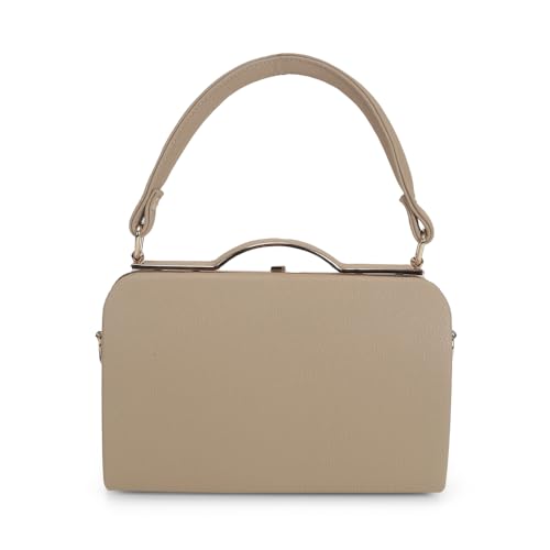 Image of Mochi Women Party /Fashion Fabric Soft Body Lock Closure Solid Clutches With 1 Pocket And 1 Compartments
