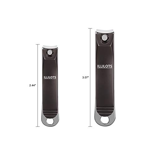 Illilots NAIL-1S1B Clippers Set With Build-In Nail File thumb #2