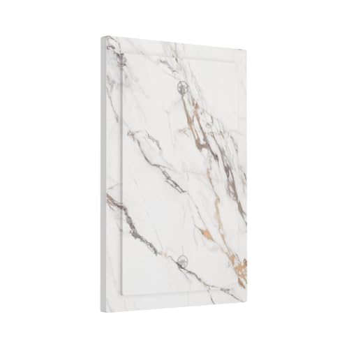 Decorative Light Switch Plate Covers Modern Grey Gold Marble Texure 1 Gang No Device Single Blank Outlet Covers Wall Plate Light Switch Cover Plate for Kitchen Bathroom Home Decor
