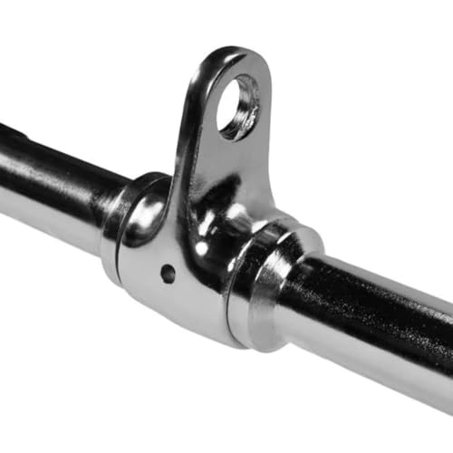 Image of LAT Pull Down Bar 46-Inch - Straight Bar Cable Attachment for Back & Upper Body Strength Training