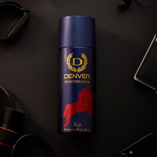Image of DENVER Sporting Club Volt - 165ML | Long Lasting Deo Spray from Men