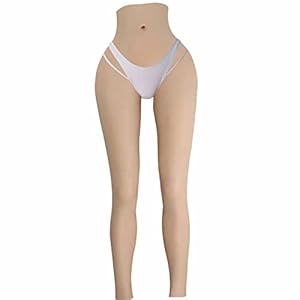 ZWSM Volle Silikon-Vagina-Höschen, falsche Muschi, gepolsterte Push-Up-Höschen, versteckte Gaff-Unterwäsche, Transgender-Slips für Crossdresser,Wheat Colored,Upgrade