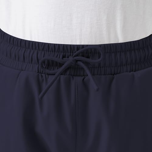 qbk school joggers for boys - elastic waist dress jogger uniform pants with drawstring