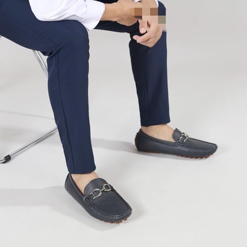 Directly Shipped from The Factory Men's Classic Penny Slip - On Loafer, Made of Cowhide Leather, with Soft Sole. Loafer for Men, Comfortable Men's Business Casual, Driving and Boat Shoes4
