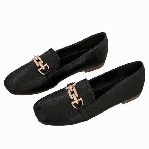 Image of baobeijiadao Womens Loafers Slip On Penny Loafers Low Heel Comfortable Flats Shoes for Women Work Office