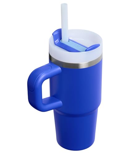 Image of STANLEY Quencher H2.0 Tumbler with Handle and Straw 14 oz | Flowstate 3-Position Lid | Cup Holder Compatible for Travel | Insulated Stainless Steel Cup | BPA-Free | Cobalt