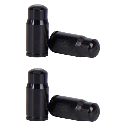 4pack Bicycles Tyre Valves Caps Universals Valves Stem Caps Threaded Caps for Bicycles Tire Accessory