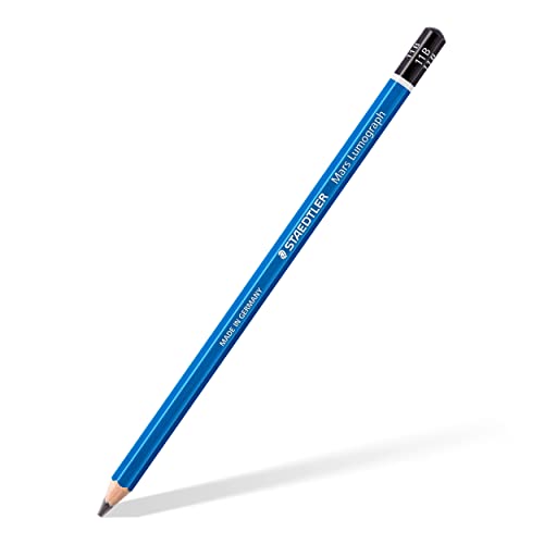 Lápices de grafito Staedtler Mars Lumograph 11B pack 12 miniatura 3