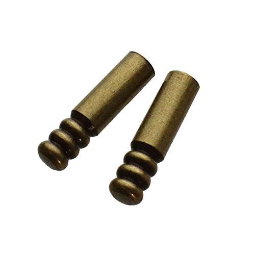 ループタイ 金具 剣先 24mm 径6mm アクセサリー パーツ 材料 (アンティークゴールド(5ペア))