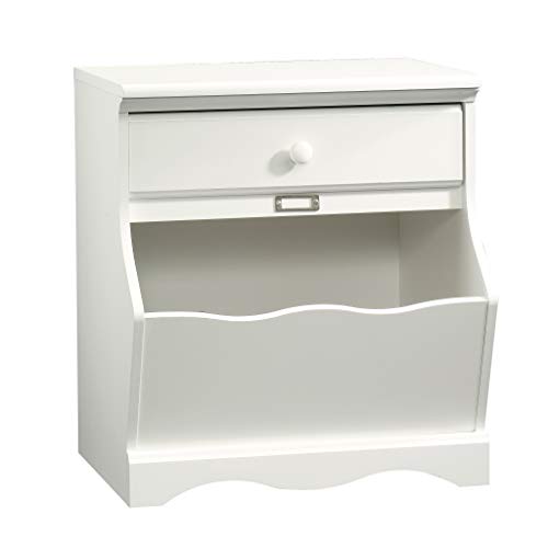 Sauder Pogo Night Stand, Soft White finish
