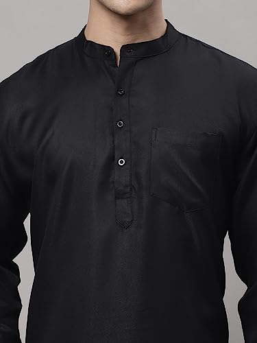 Image of Jompers Men's Cotton Solid Regular Kurta