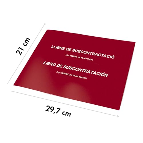 Dohe - Zulieferbuch - Spanisch und Katalanisch - Format A4 Querformat (21x29,7 cm) - 10 nummerierte und selbstdurchschreibende Blätter - Bürobedarf