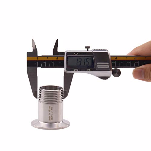 Dernord Sanitary Male Threaded Pipe Fitting To Tri Clamp (Od 50.5Mm Ferrule) (Pipe Size: 1" Npt) #TOP5