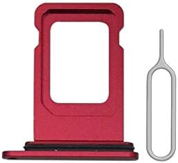 Cemobile SIM Card Tray Slot Holder Replacement with Waterproof Rubber Seal Ring for iPhone XR + SIM Card Tray Open Eject Pin (Black)