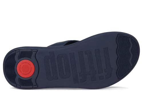 Image of FitFlop F-Mode Go Beadie-Button Adj. Flatform Toe /Post Sandals