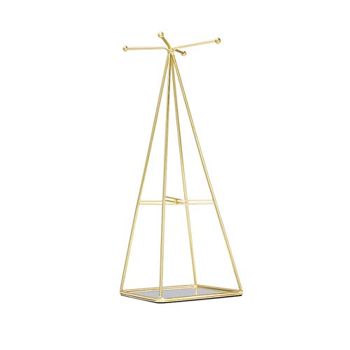 Homeng - Soporte Organizador de Joyas para Anillos, Pendientes, Pulseras, Collares, Pulseras, Collares, Colgantes, pirámide