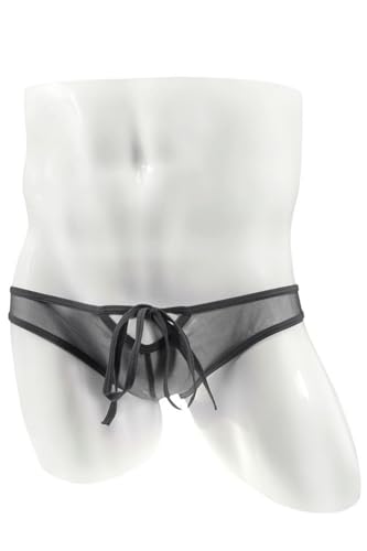 Men's Sexy Bikini Briefs Transparent Mesh Men's Bandage Briefs Bikini Mens Sexy Underwear2