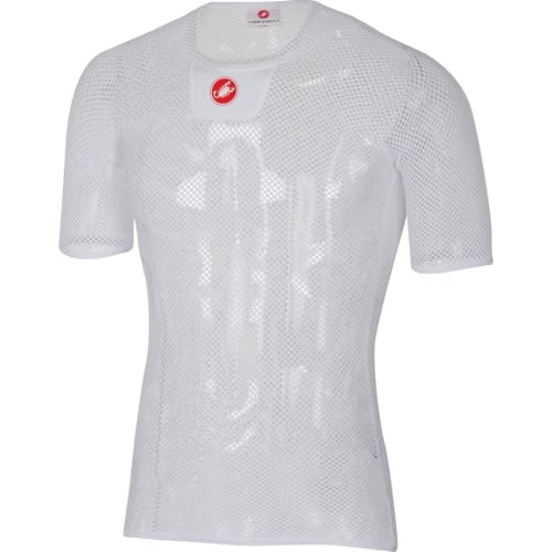 Castelli Core Mesh 3 Short-Sleeve Baselayer - Men's White, L/XL