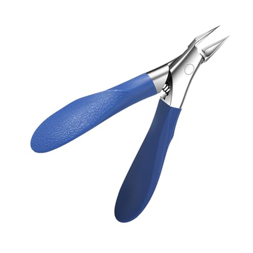 女性と男性のための人間工学に基づいたハンドルを備えたin折した足の爪のトリマーは、厚い爪と死んだ肌の正確な切断