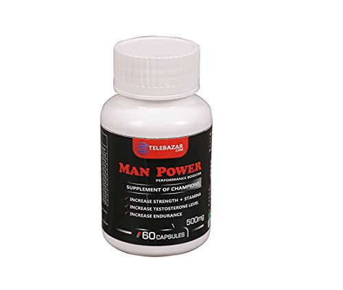STELEBAZAR Man Power Performance Stamina Booster Supplement of Champions 60 Capsules 500mg STELEBAZAR Man Power Performance Stamina Booster Supplement of Champions 60 Capsules 500mg