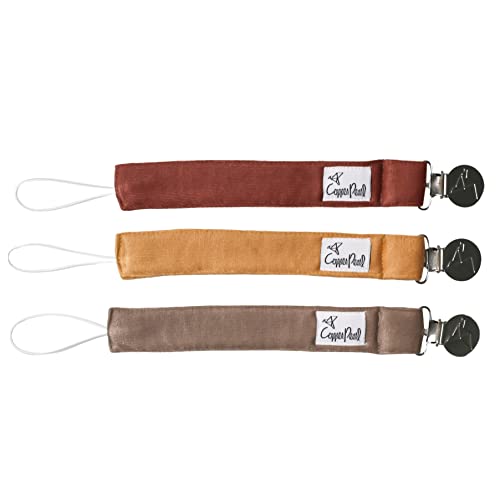 Image of Binky Clip 3 Pack Set Dune by Copper Pearl