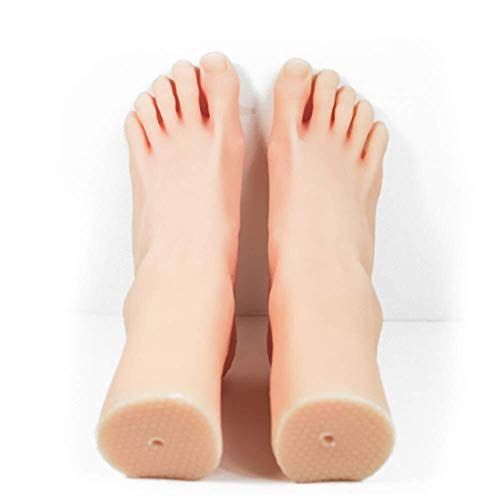 Torso 1 paar silicone vrouwelijke mannequin weergave kunst schetsen voet sandalen schoenwerk sok 0403 - Afbeelding 7