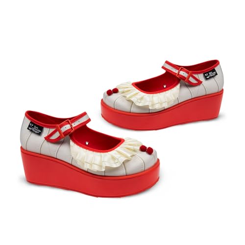 Image of Hot Chocolate Design Whimsical Women's Platform Mary Jane Shoes